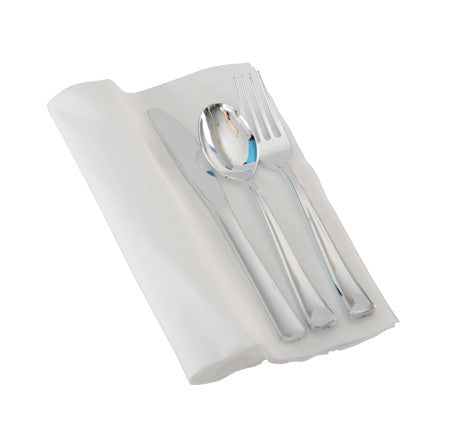 Spoon Silver Napkin Roll - Fork, Knife, Spoon