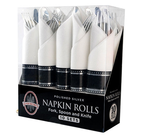 Silver Secrets Napkin Roll - F/K/S - Boxed