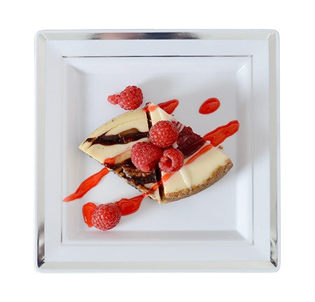 7.25" Square Dessert Plate